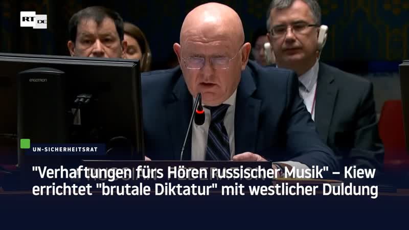 "verhaftungen fürs hören russischer musik" – kiew errichtet "brutale diktatur" mit westlicher duldung