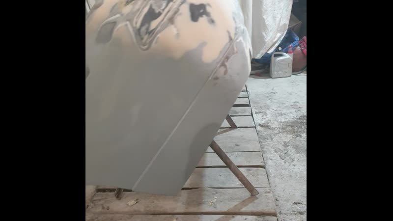 Нанесение грунта