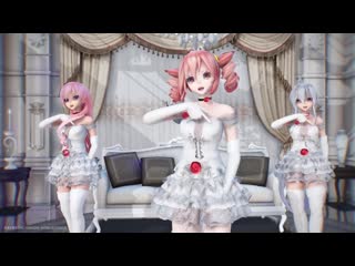 Mmd r 18 [normal] lace dress haku & teto & luka wave author orion dobledosis