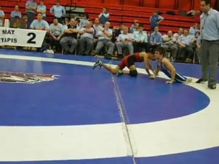John hatzis amputee wrestler provincial gold medal match