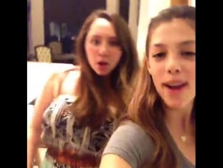 Sistine stallone funny in home!