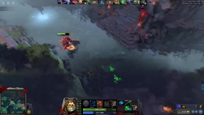 [joombler] пудж читер 5к ммр дота 2 pudge cheater 5k mmr dota 2