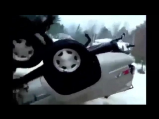 Car breaks in half while towing