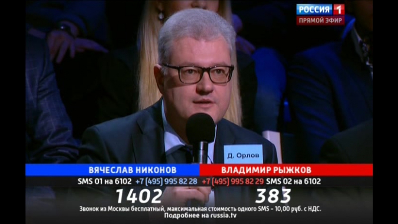 Поединок с владимиром соловьевым вячеслав никонов vs владимир рыжков (эфир от )