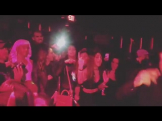 February 7 fan taken video of justin at the bootsy bellows club in west hollywood, ca