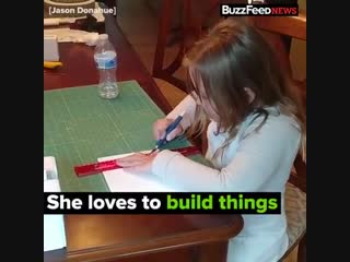 Girl built her own ghostbusters proton pack