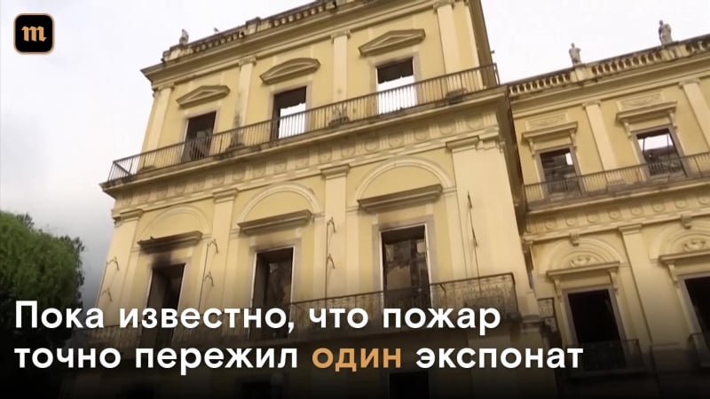 Национальный музей бразилии после пожара