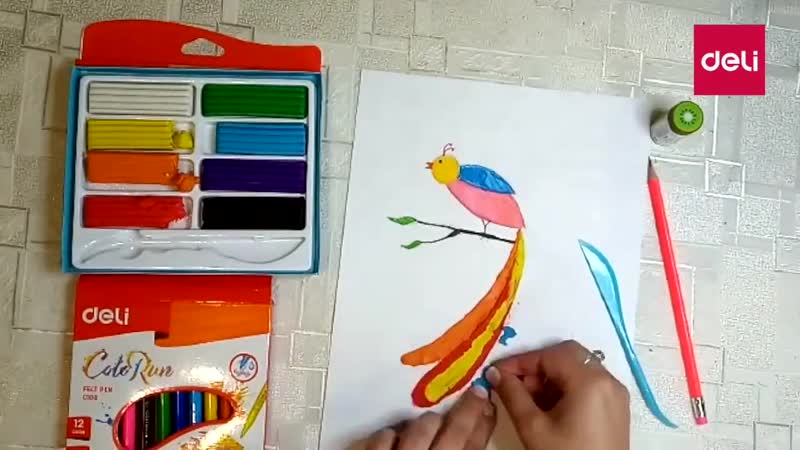 Интересная инсталляция с пластилином