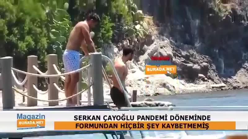 Serkan çayoğlu with friends in bodrum