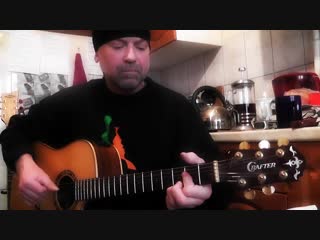 Stevie ray vaughan scuttle buttin fingerstyle acoustic version