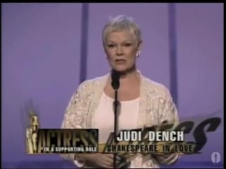 Judi dench winning best supporting actress