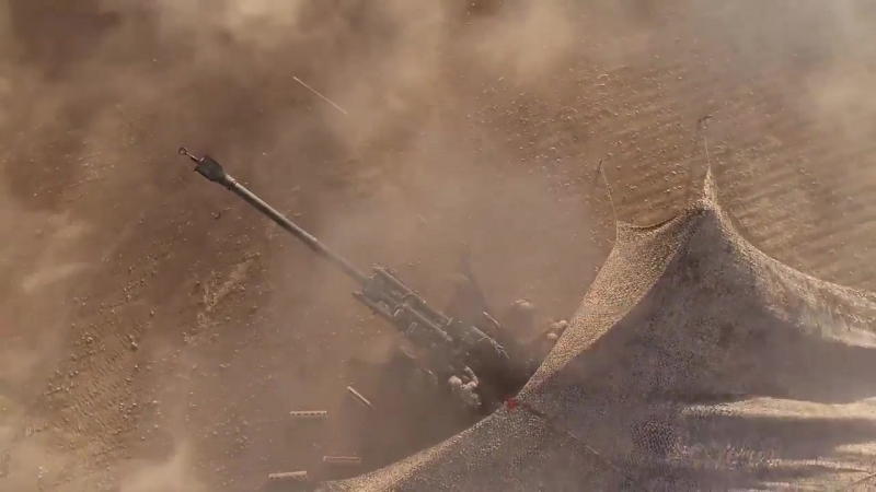 М 777 а 2 кмп сша оказывают огневую поддержку подразделениям sdf в ракке