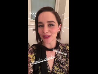 Emilia clarke| late show with stephen colbert