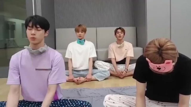 The way jungwoo knew it was yuta who burst out laughing and he didn’t even open his eyes