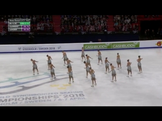 15 team paradise rus sp 2018 world synchro champs