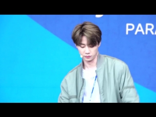 Jun (unb) at paralympic pyeongchang 2018 fancam