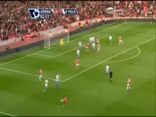 Arsenal vs aston villa (11 bendtner)