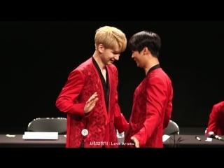 [fancam] 170604 vixx n&hyuk @ dongdaemun fansign