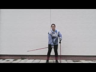 Тренироа со скандинавскими палками #1