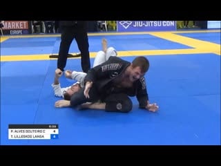 Tommy langaker shows off backtake mastery with this submission at euros