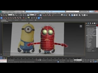 Миньон modeling minion 3d max