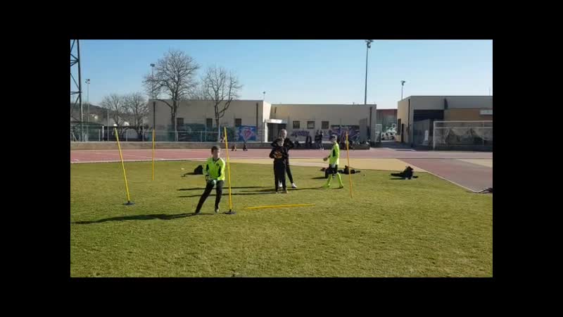 Gardien de foot entrainement gardiens de but au pafc avec mehdi armando