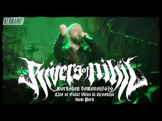 Rivers of nihil live at saint vitus in brooklyn, new york 2019