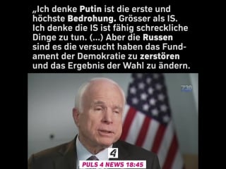 John mccain ueber russlands bedrohung