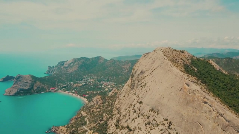 Новый свет и вид на судак по новому от dji крым crimea paradise