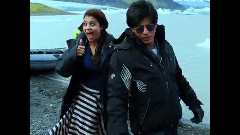 Создание фильма, съемки, за кадром dilwale шахрукх и каджол