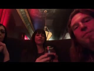 Hollywood arcane radio team after party drinks a bloodbath