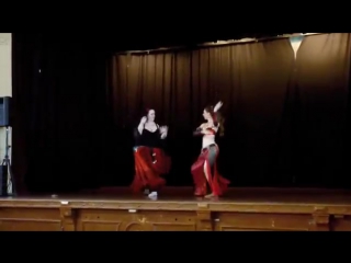 Inspire bellydance drum duet rachel and badra de noir 4218