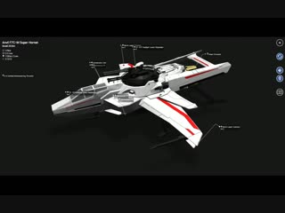 Weapons and thrusters information on starship42 fleetview