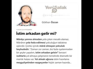 Gökhan özcan i̇stim arkadan gelir mi؟