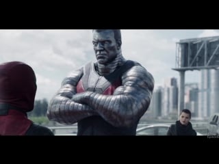 Дэдпул встречается с колоссом сцена с сверхзвуковой боеголоой ¦ дэдпул