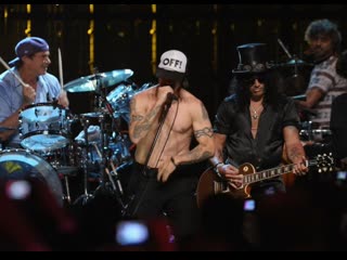 Red hot chili peppers induction and performance [rock n roll hall of fame 2012/04/14]