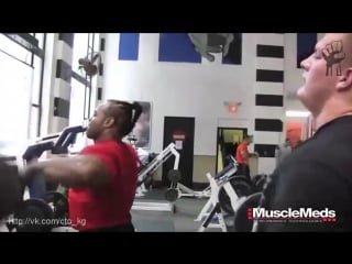 Кай грин (kai greene) рассказывает и тренирует часть 2 ягодицы, спина, задняя дельта