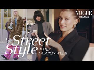 Hailey bieber décrypte les looks parisiens de la fashion week | le street style #6 | vogue france