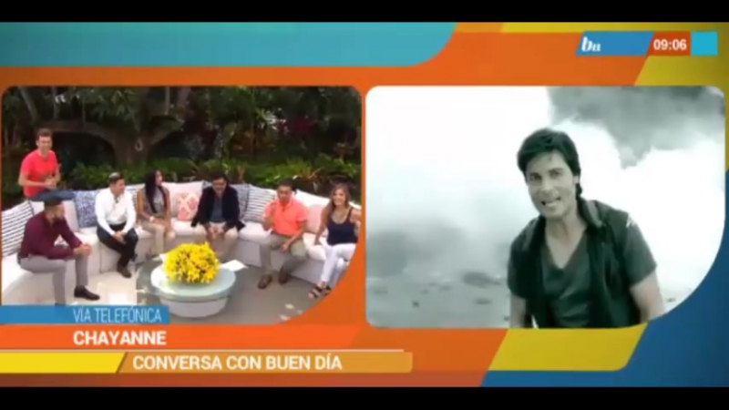 Chayanne conversó con 'buen día' previo a su concierto en costa rica