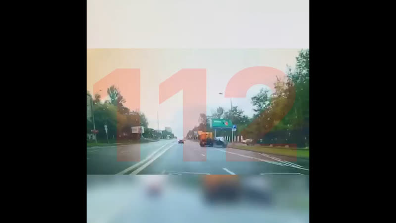 Момент смертельной аварии с участием полицейской машины в москве