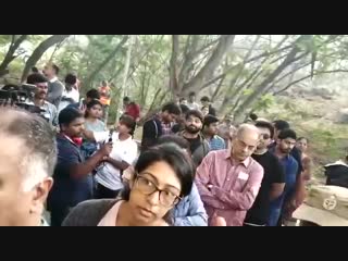 Allu arjun in voting q line ¦allu arjun cast his vote ¦ telangana elections 2018 ¦ friday poster