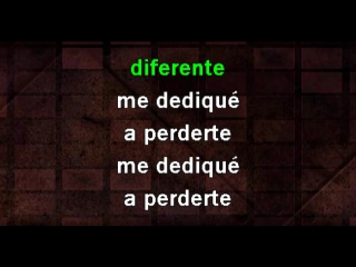 Alejandro fernandez me dedique a perderte (karaoke)