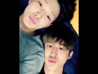 Bobby & hanbin in v app live broadcast part 1