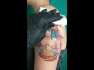 Иноске demon slayer anime tattoo