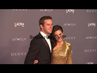 Armie hammer, elizabeth chambers at lacma hosts 2012 art