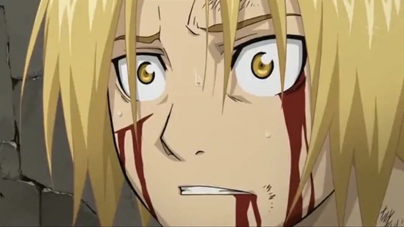 Эпический момент из аниме (стальной алхимик)