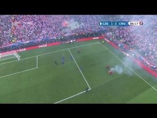 Czech republic croatia 2 2, throwing firecrackers (86), full hd