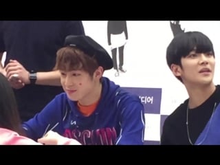 [fancam] 161014 давон sf9 @ fansign at coex live plaza