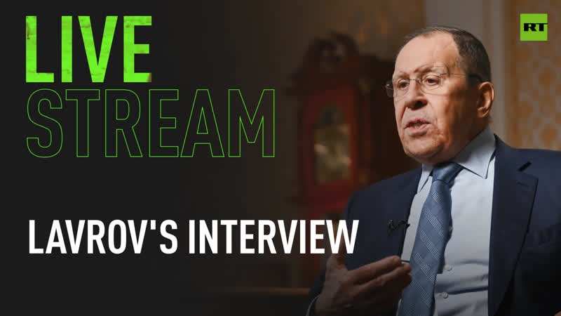 Russian foreign minister lavrov gives interview to sputnik