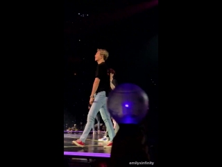 (fancam) 180909 yoongi & namjoon @ bts world tour “love yourself” in los angeles day 4